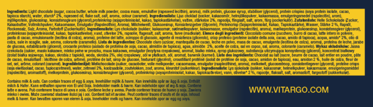 Vitargo High Protein bar frp 12 st